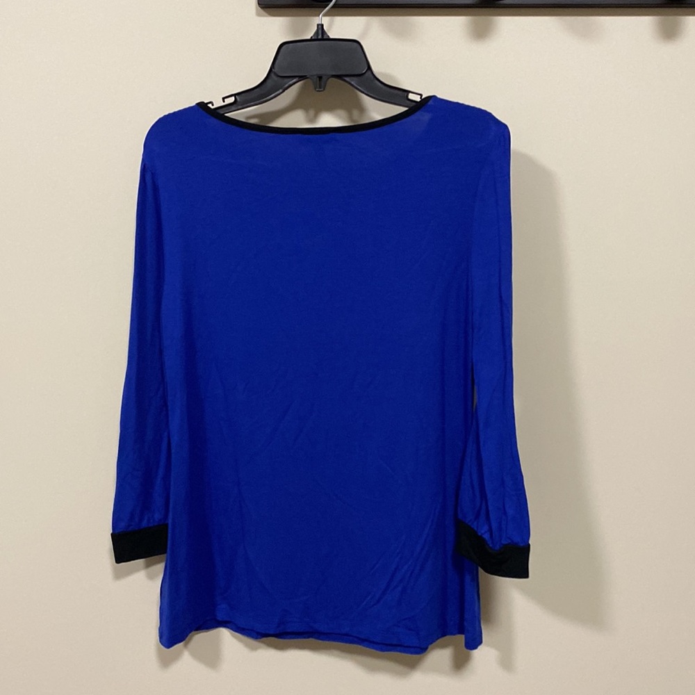 The Limited 3/4 sleeve top small blue - Picture 6 of 6